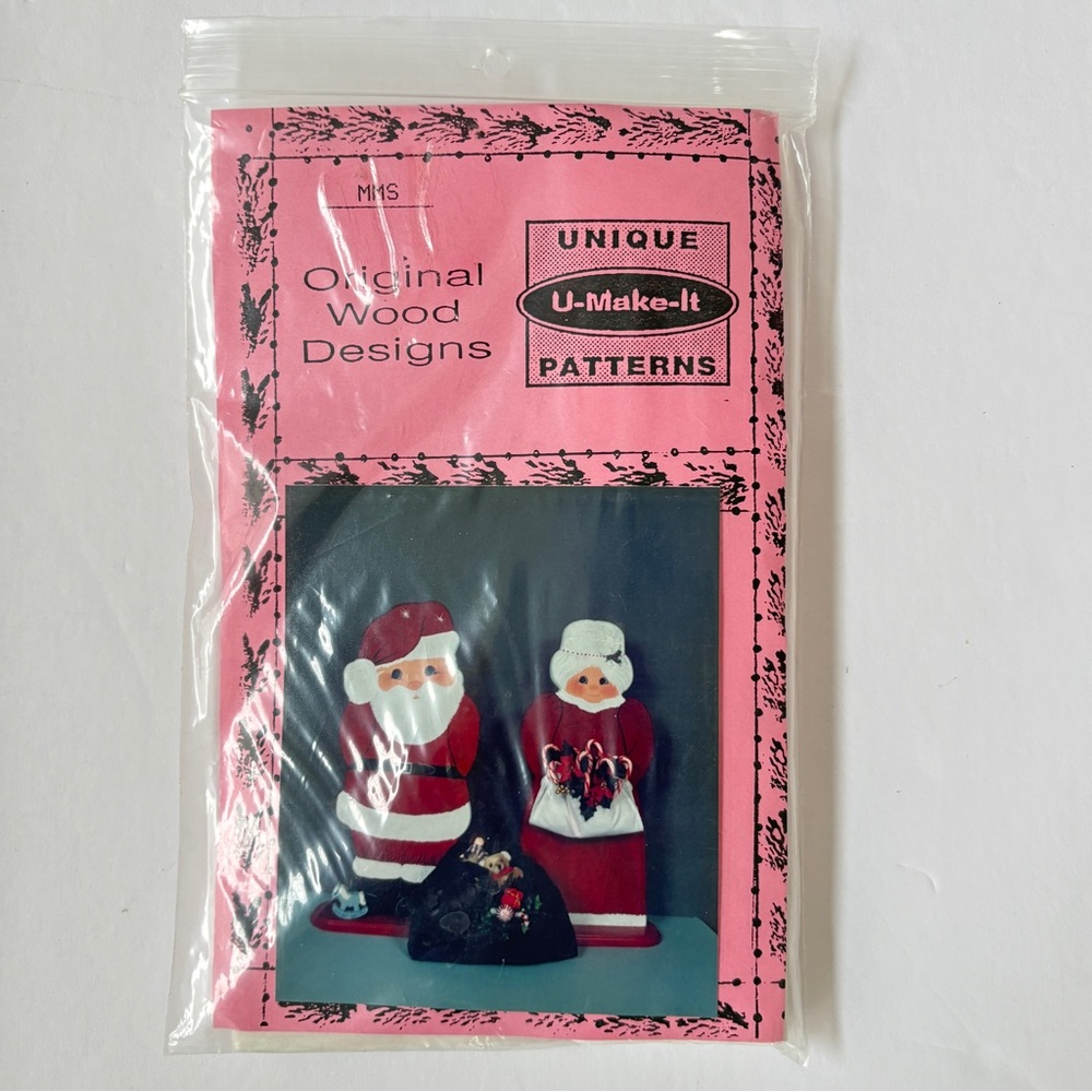 Unique Patterns U-Make-It DIY Mr. & Mrs. Claus Original Wood Designs Woodworking